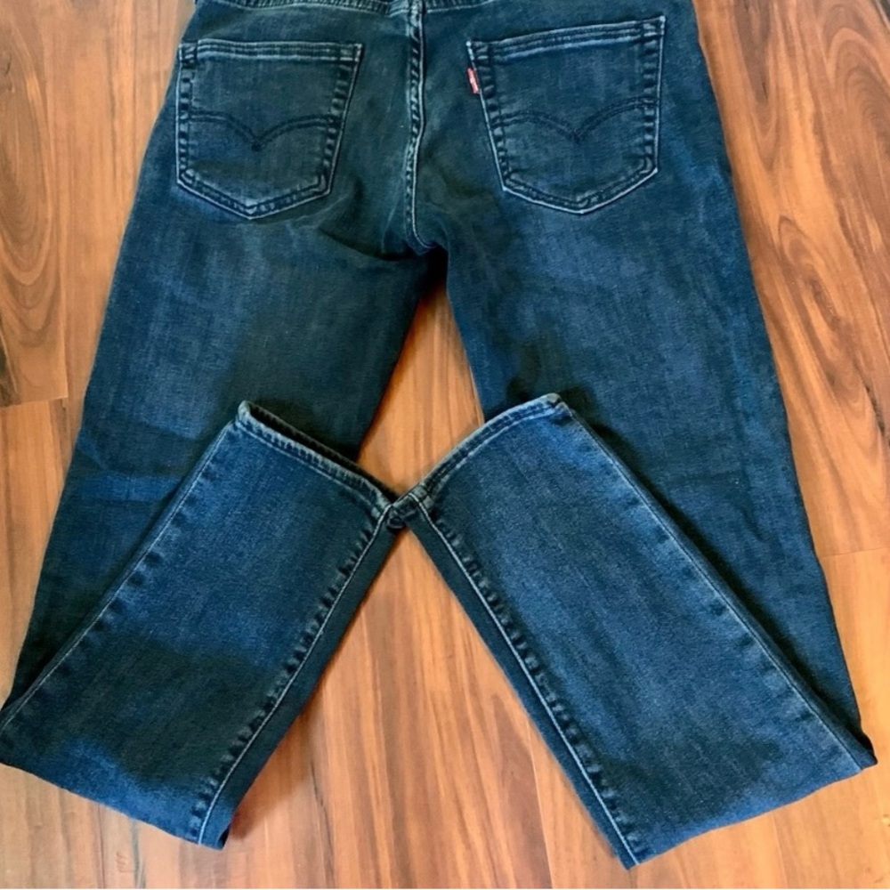 LN MEN’S 511 PREMIUM LEVI JEANS. SLIM FIT, DARK WASH. - Picture 2 of 8